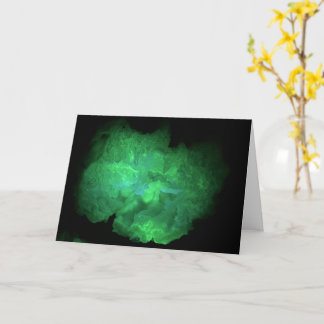Cartão Trancas Geode under UV light greeting card