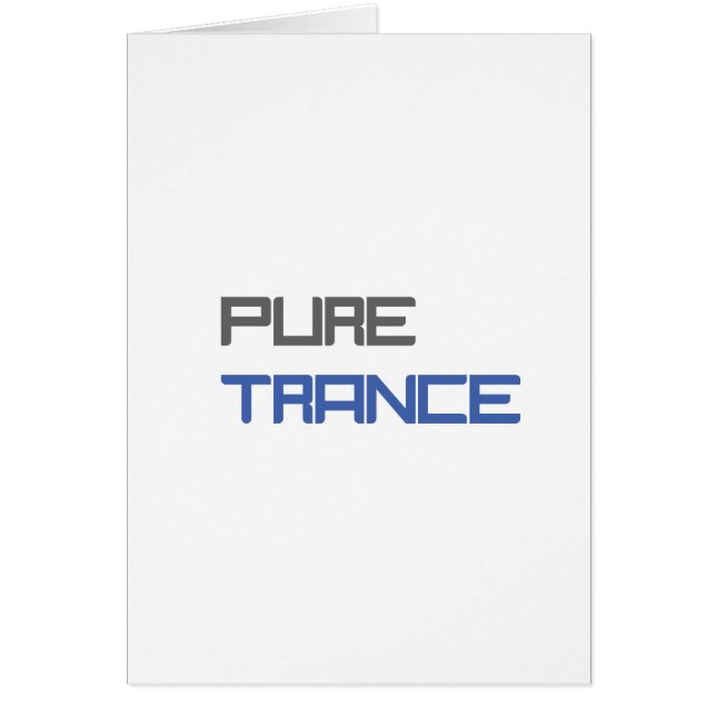 Cartão Trance puro (Frente)