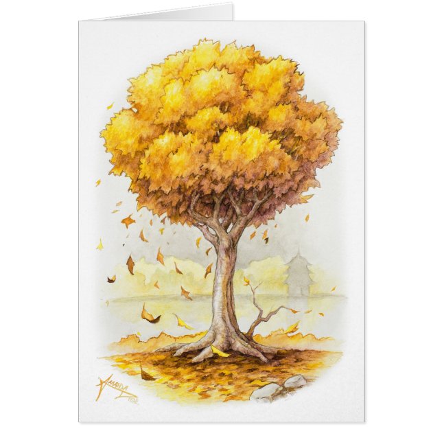 Cartão Tranquilidade do ouro (Frente)