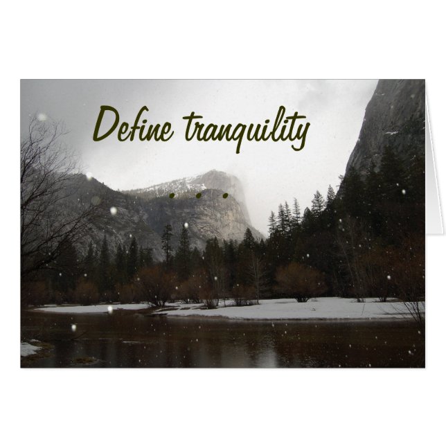 Cartão Tranquilidade íntimo (Frente Horizontal)