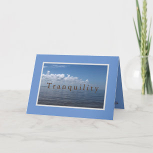 Cartão Tranquility