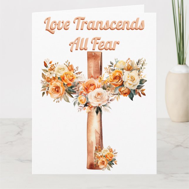 Cartão Transcende de Amor (Frente)