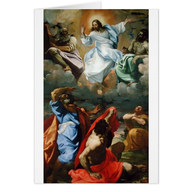 Cartão Transfiguration_by_Lodovico_Carracci. (Frente)