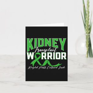 Cartão Transplante Renal Guerreiro Renal Doença Renal Pat