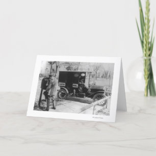 Cartão Transportador de Correio com Automóvel de "Correio