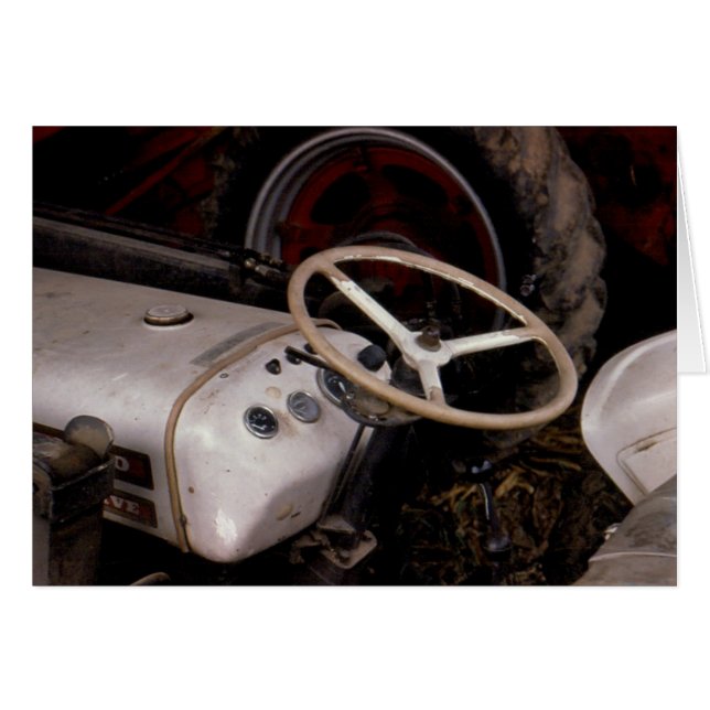 Cartão Trator de David Brown (Frente Horizontal)