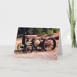 Cartão Trator histórico de Wildwood...