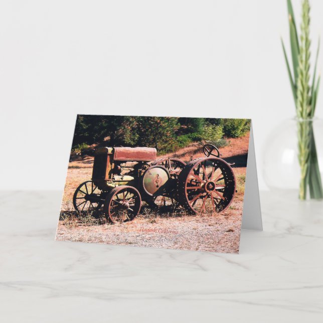 Cartão Trator histórico de Wildwood... (Frente)