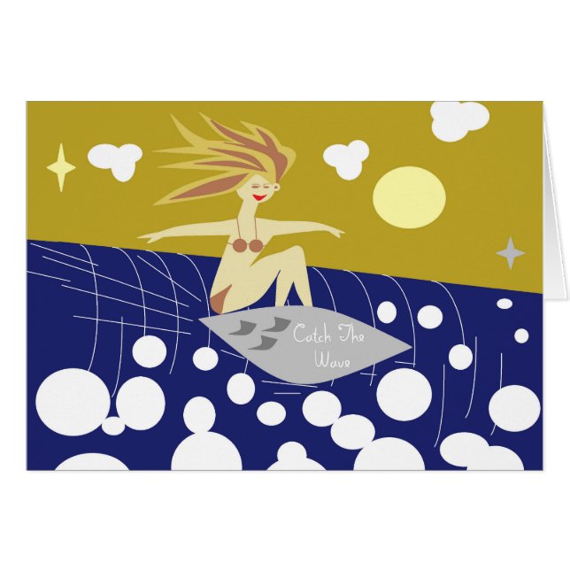 Cartão Trave a onda (Frente Horizontal)