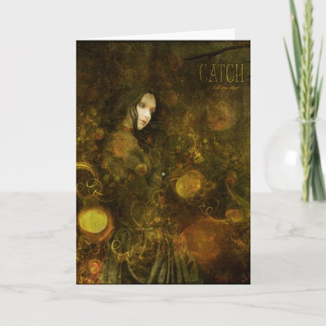 Cartão trave uma estrela de queda (Frente)