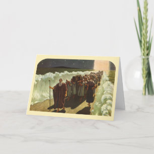 Cartão Travessia de Moisés pelo Mar Vermelho, Religião Vi