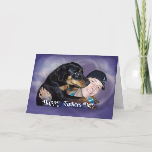 Cartão Travis e seu Pai (Frente)