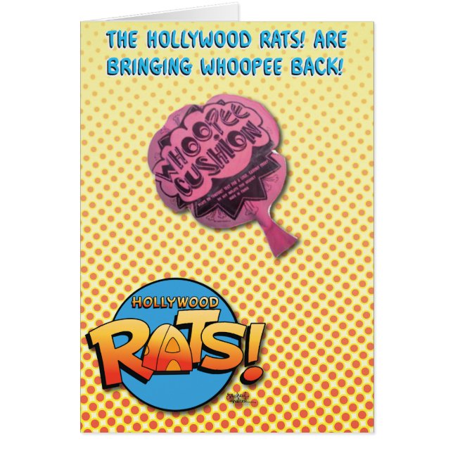 Cartão Trazendo Whoopee para trás (Frente)