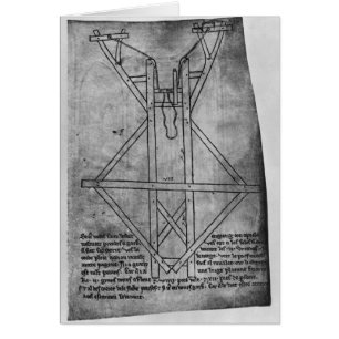 Cartão Trebuchet, máquina para jogar setas