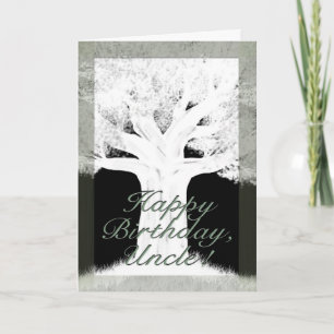 Cartão Tree Silhouette-Birthday