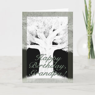 Cartão Tree Silhouette-Birthday