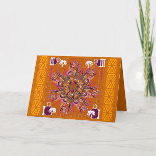 CARTÃO "TREE SPIN" MANDALA GREETING CARD