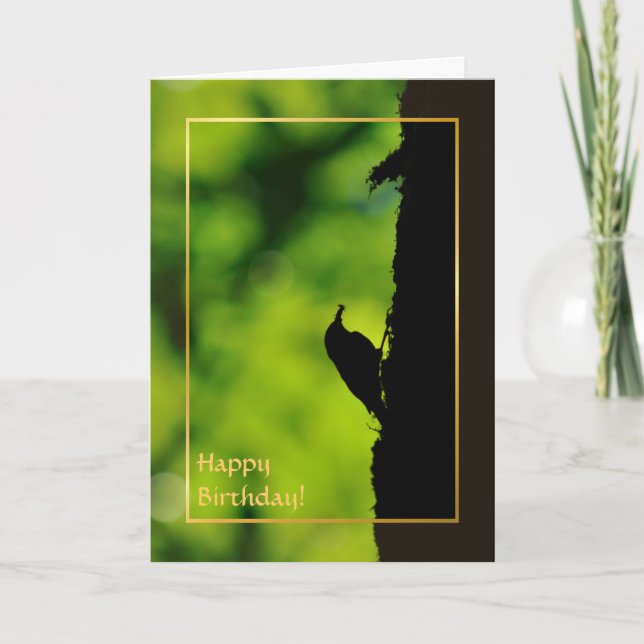 Cartão Treecreeper europeu (Frente)