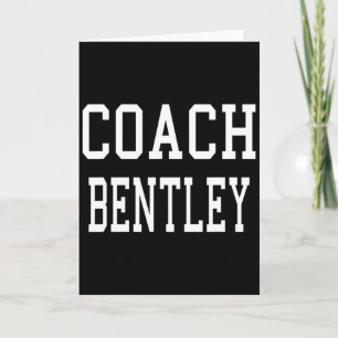 Cartão Treinador Bentley Futebol Personalizado Time de Fu