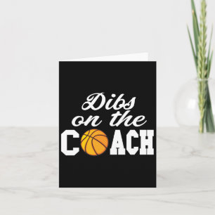 Cartão Treinador de basquete feminino - Presente treinado