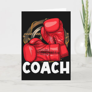 Cartão Treinador de Boxe - Kickboxing Kickboxer Academia
