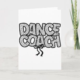 Cartão Treinador de Dança Instrutor de Dança Vida de Danç