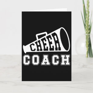 Cartão Treinador de Torcida Treinador de Cheerleader Apre
