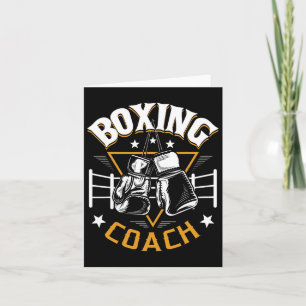 Cartão Treinador em Boxing - Kickboxer Gym Boxer 1
