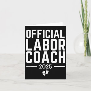 Cartão Treinador Oficial de Parto 2025 Esperando Novo Pap