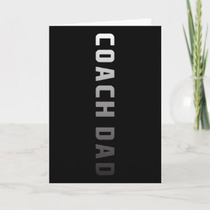 Cartão Treinador Pai Design - Futebol Esboço Treinador Pa