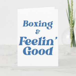 Cartão Treinamento de Boxe Motivação Fitness Sentimento d
