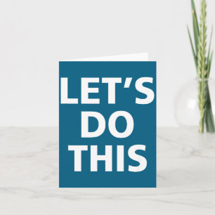Cartão Treinamento de Motivação Inspiradora Vamos Projeta