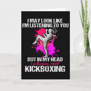 Cartão Treino de Kickboxing de Audição Kick Boxing