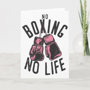 Cartão Treino ou Luta de Boxeadores Sem Boxe Não Há Vida