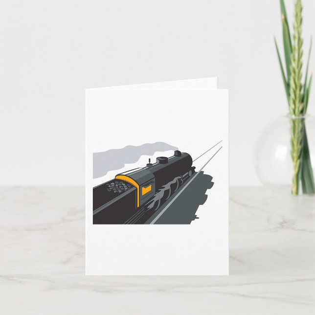 Cartão Trem a Vapor (Criador carregado)