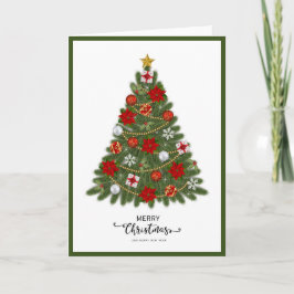 Cartão Trendy Contemporâneo Elegante Dobrado