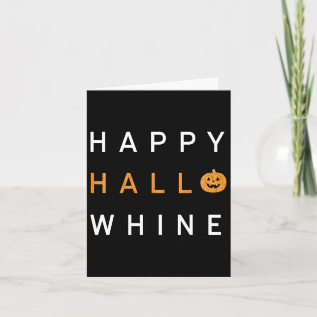 Cartão Trendy Halloween Happy Hello Whine (Frente)