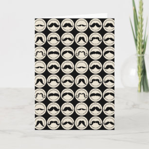 Cartão Trendy Handlebar Mustache