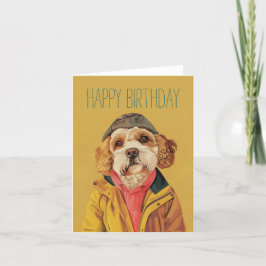Cartão Trendy Labradoodle
