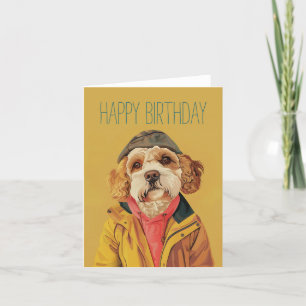 Cartão Trendy Labradoodle