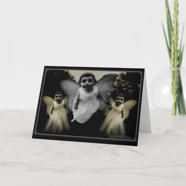 Cartão Três anjos (Frente)