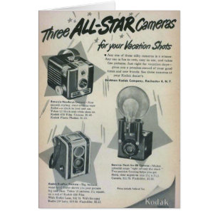 Cartão Três câmeras de All Star