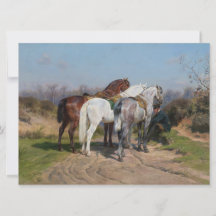 Três Cavalos Garanhão (por Rosa Bonheur)