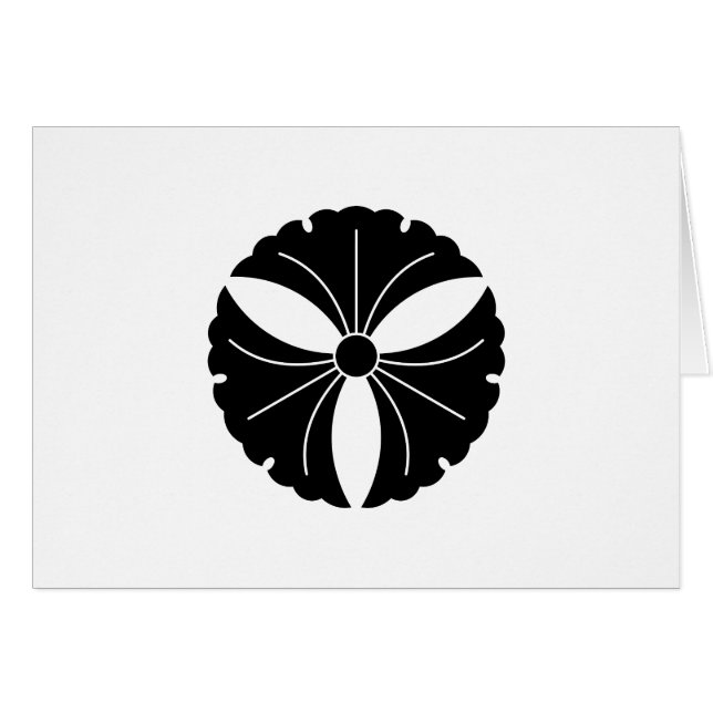 Cartão Três folhas de ginkgo (Frente Horizontal)