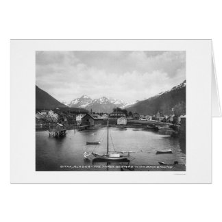 Cartão Três Irmãs Montanhas Sitka 1912
