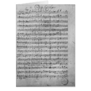 Cartão Três Lieder