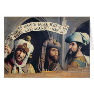 Cartão Três profetas, escola de Provence