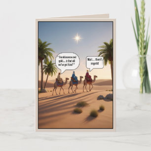 Cartão Três Reis Magos Natal Engraçado