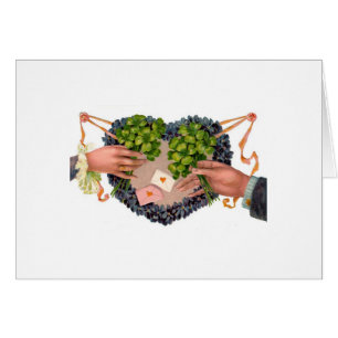 Cartão Trevo de quatro folhas