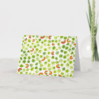 Trevos e arco-íris PERSONALIZÁVEIS